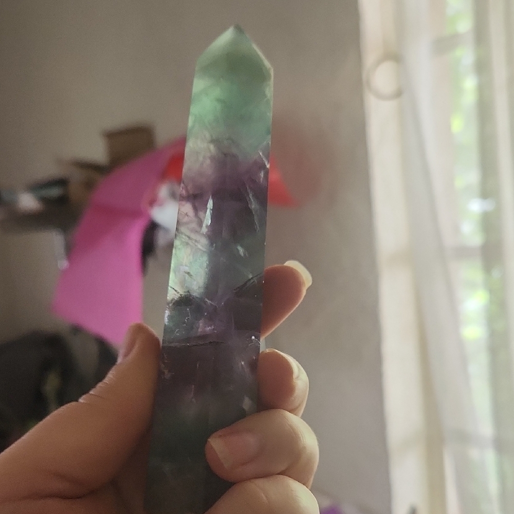 Rainbow fluorite Tower - Picture 3 of 5